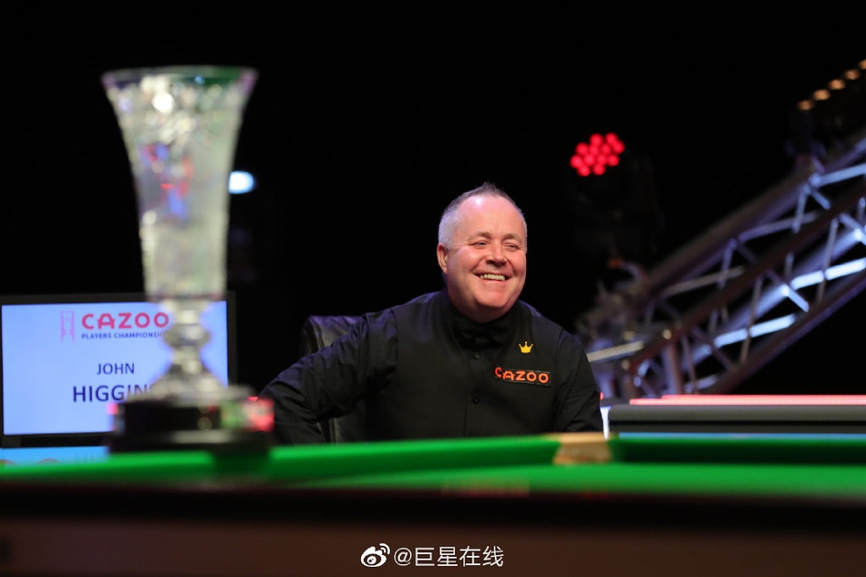 斯诺克球员锦标赛希金斯夺冠