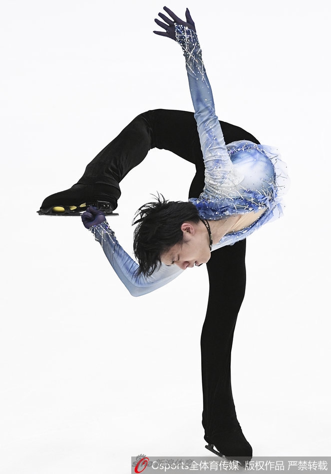花滑大奖赛羽生结弦短节目创新世界纪录