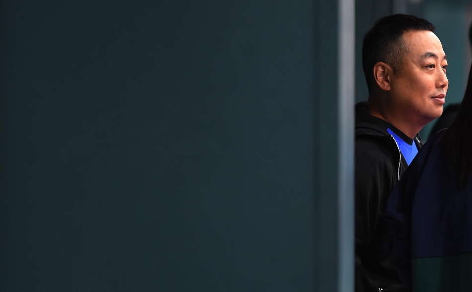 刘国梁“复出”接受媒体采访