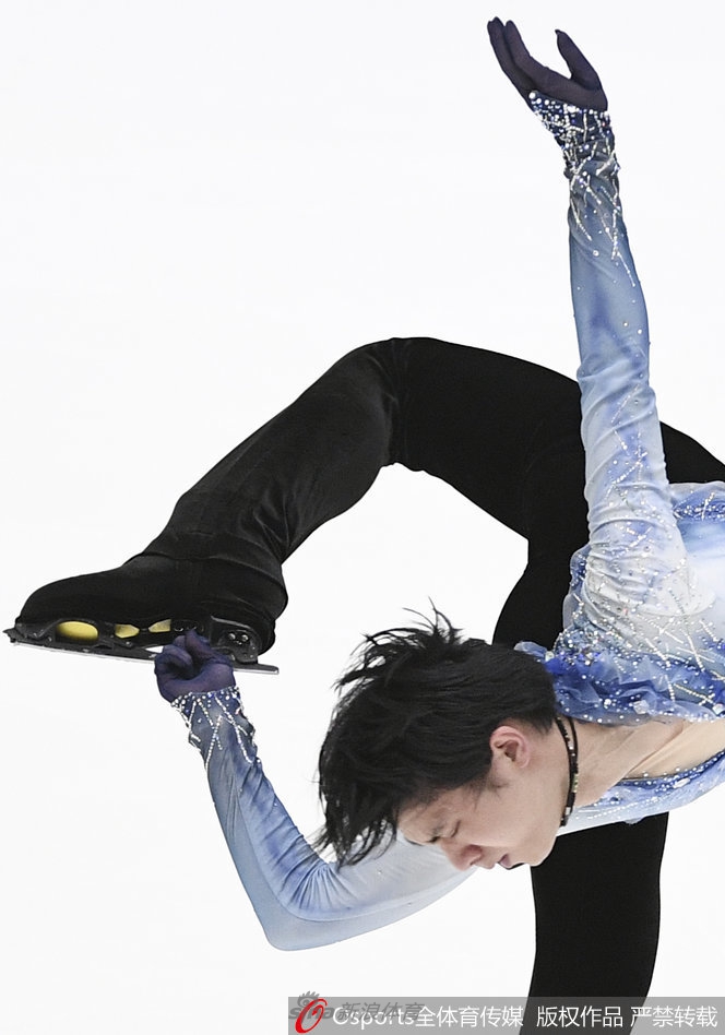 花滑大奖赛羽生结弦短节目创新世界纪录