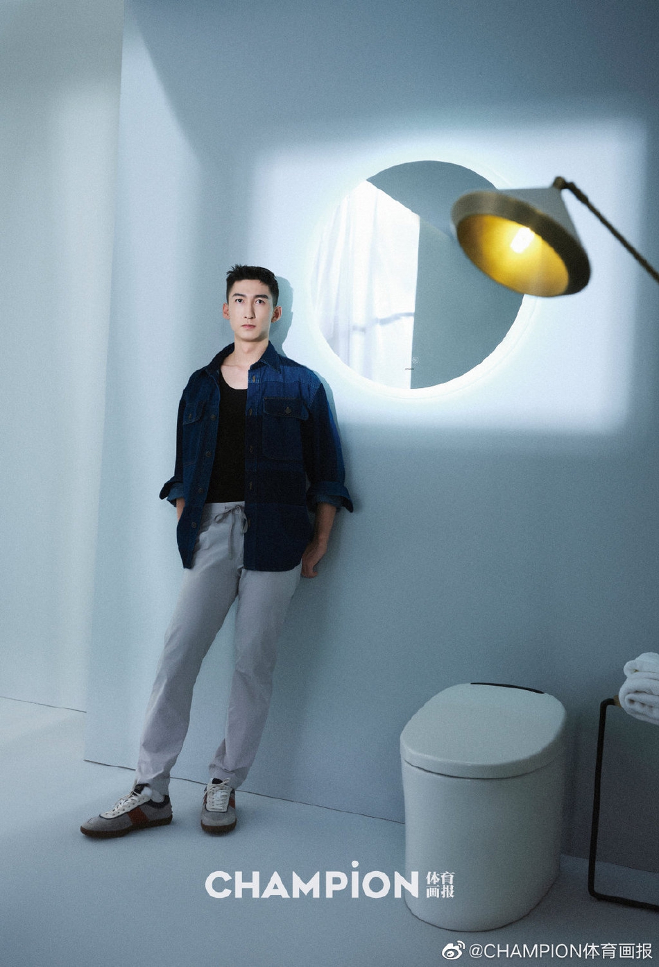 武大靖杂志封面大片