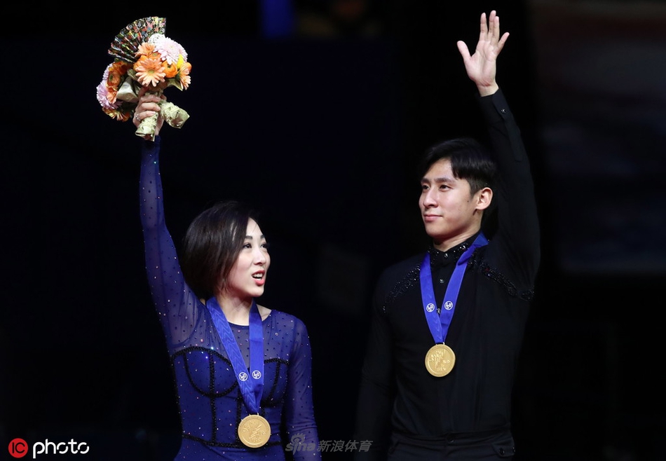 花滑世锦赛隋文静/韩聪夺冠