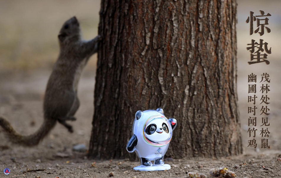 冰墩墩打卡二十四节气・惊蛰