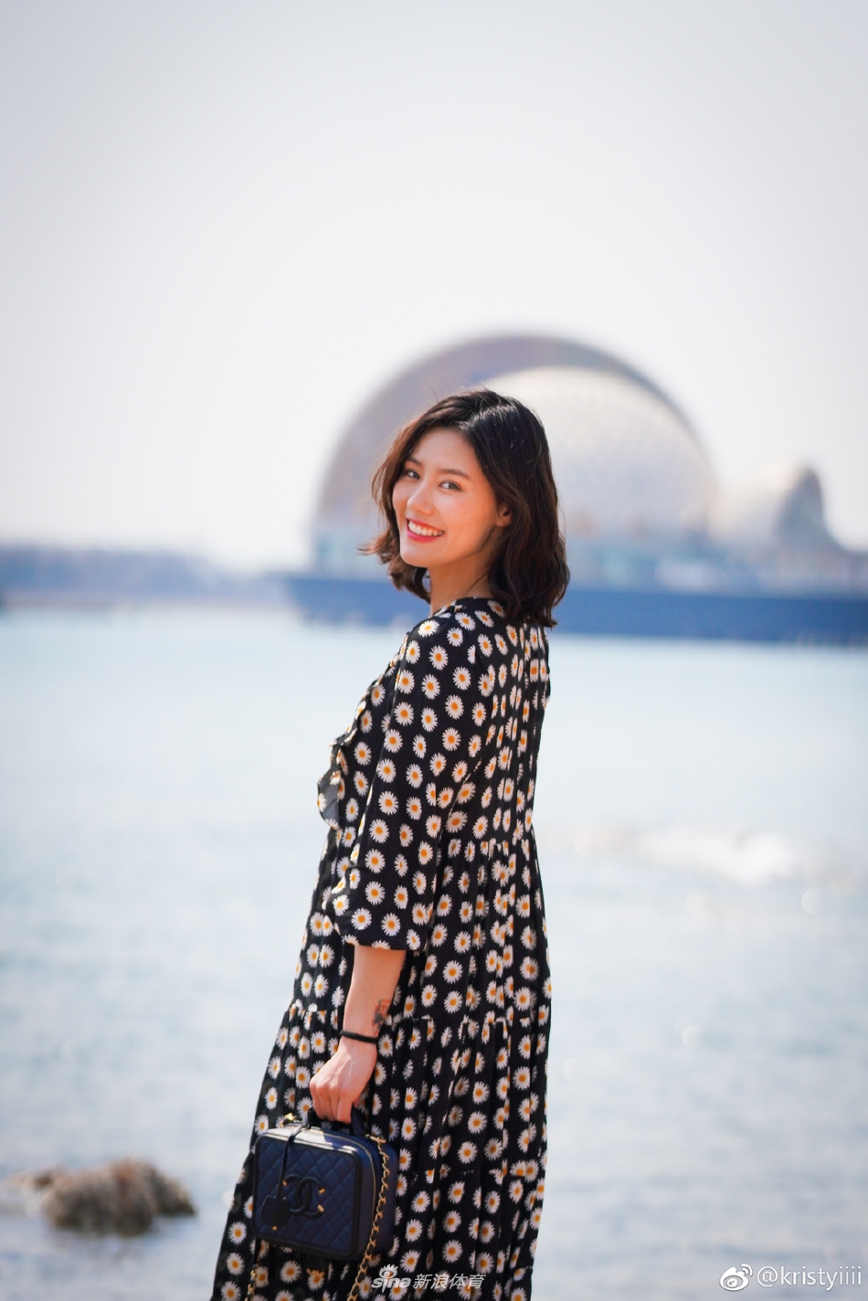 游泳女神刘湘美照 春意盎然活力清新