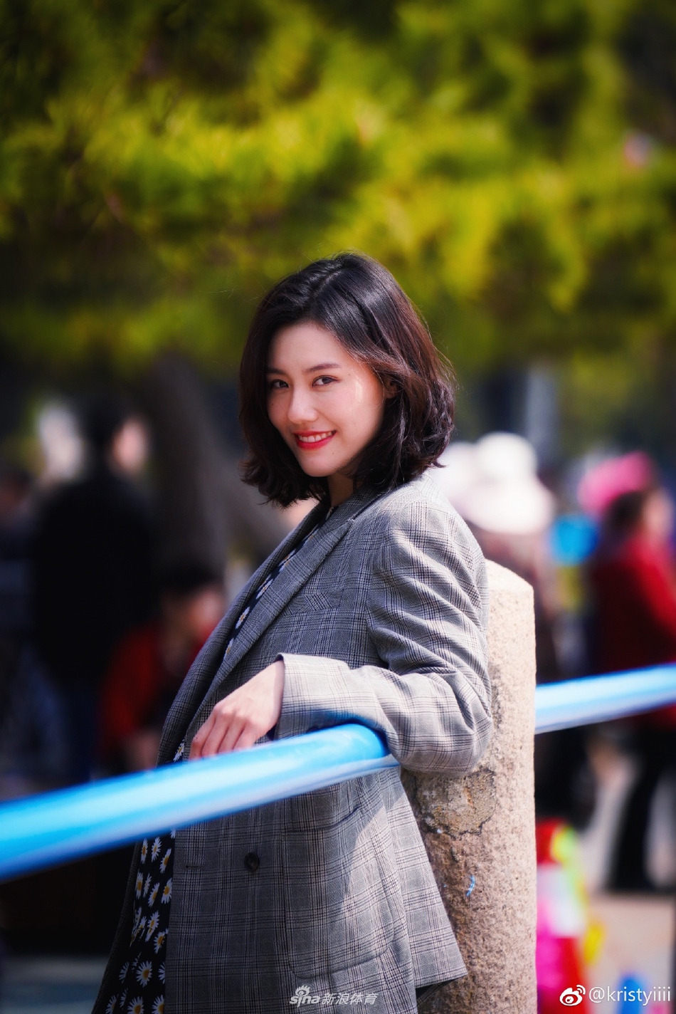 游泳女神刘湘美照 春意盎然活力清新