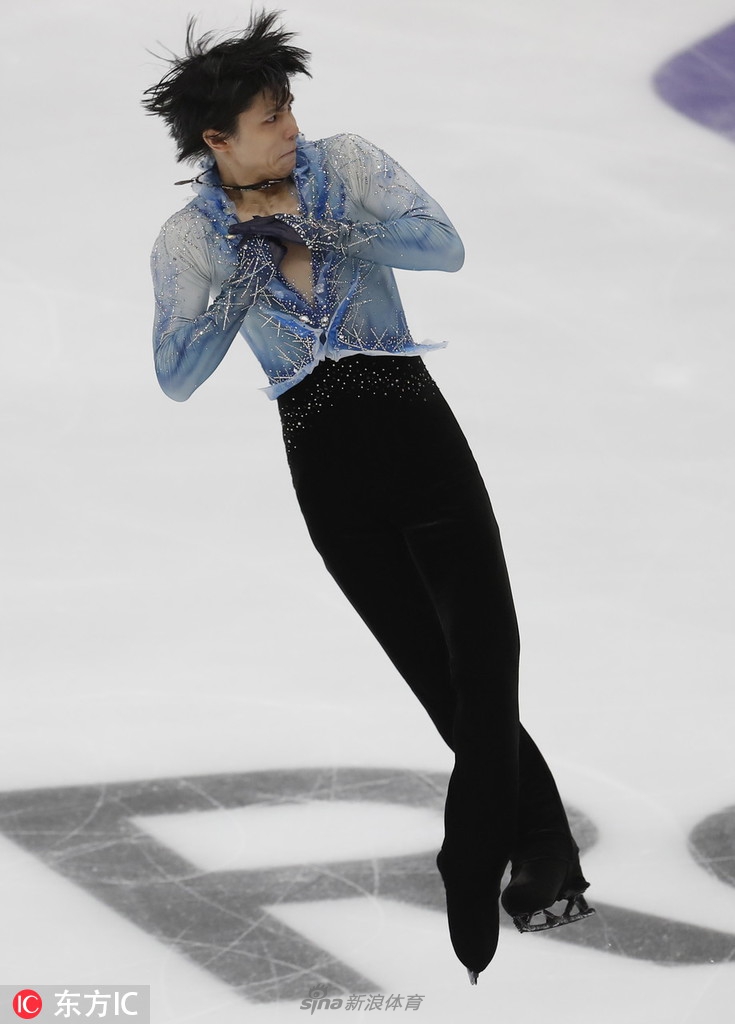 花滑大奖赛羽生结弦短节目再创新高