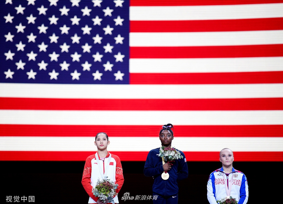 体操世锦赛小花唐茜靖全能摘银