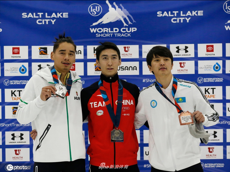 短道速滑世界杯盐湖城站武大靖500米夺冠