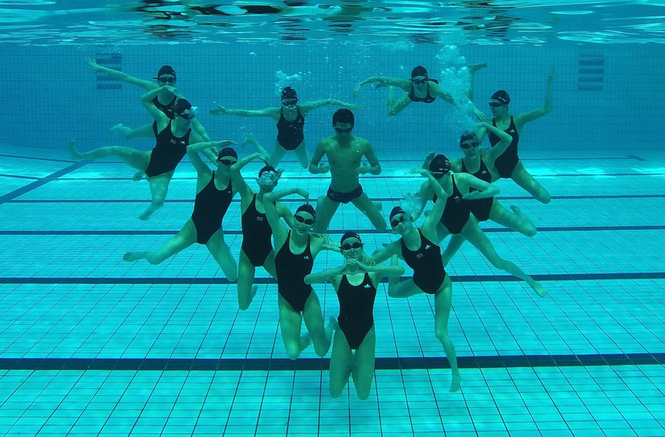 中国花游队备战世锦赛