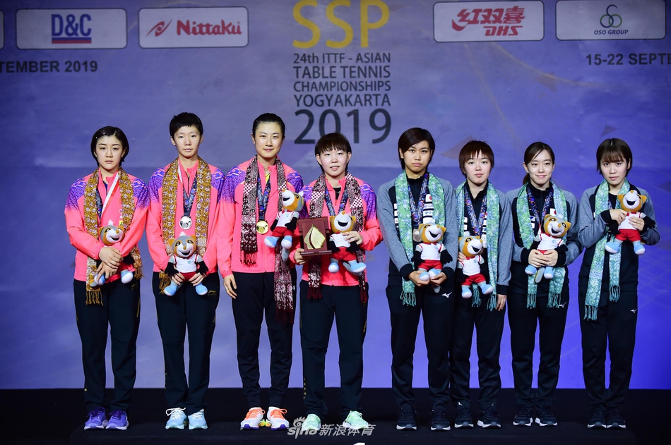 乒乓球亚锦赛丁宁/朱雨玲获女双冠军