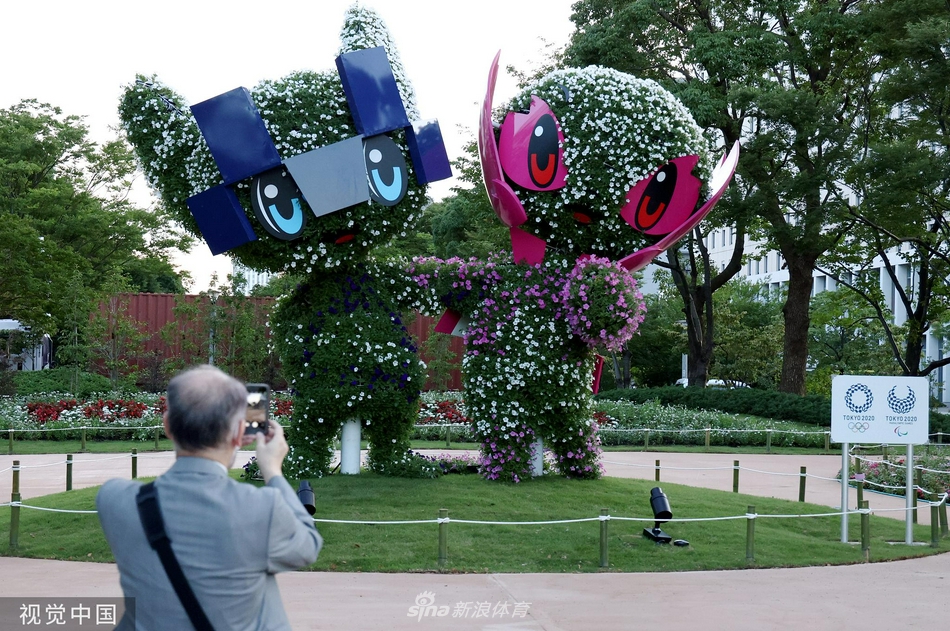 东京街头奥运元素满满