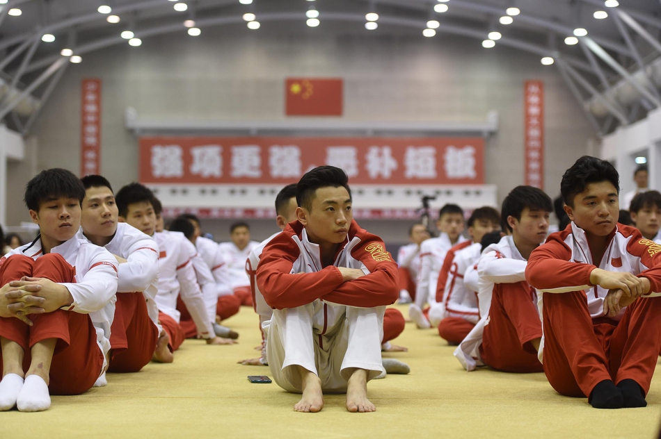 国家体操队“祖国在我心中”系列主题活动 杨威演讲