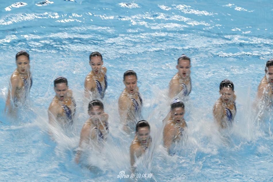 新浪直击花样游泳全国冠军赛