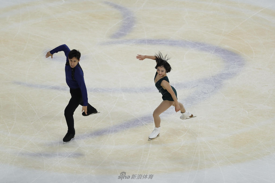 新浪直击花滑中国杯隋文静/韩聪夺冠