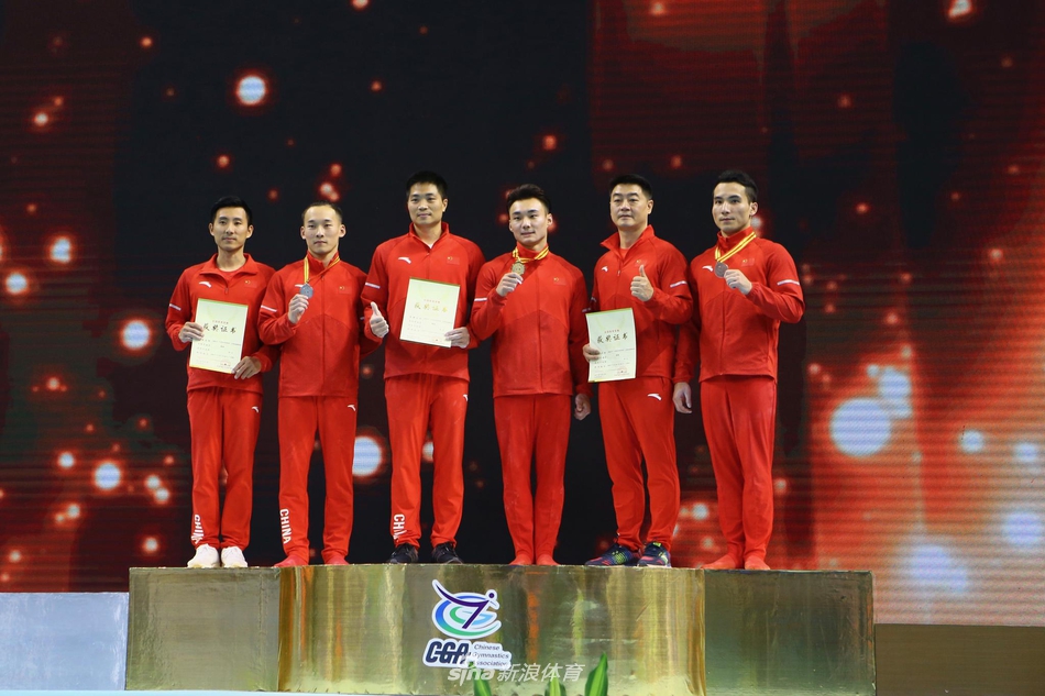 全国体操锦标赛孙炜夺得男子全能金牌
