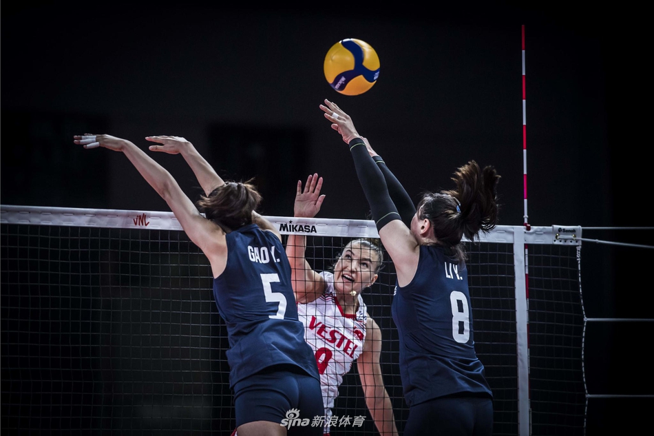 世联赛中国女排0-3不敌土耳其女排