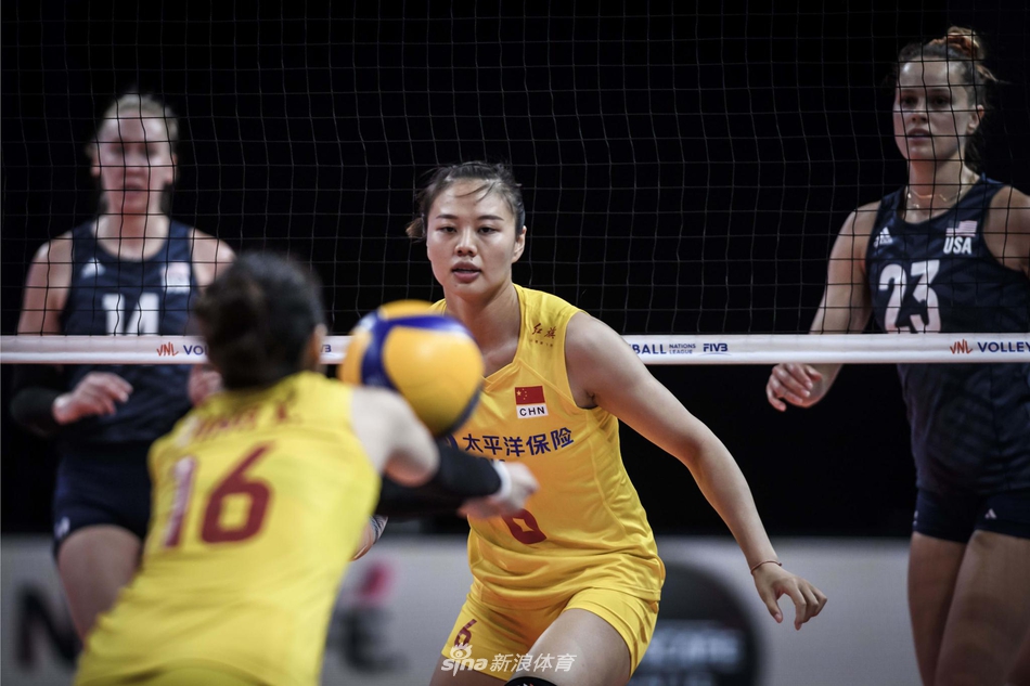 世联赛中国女排3-0美国女排