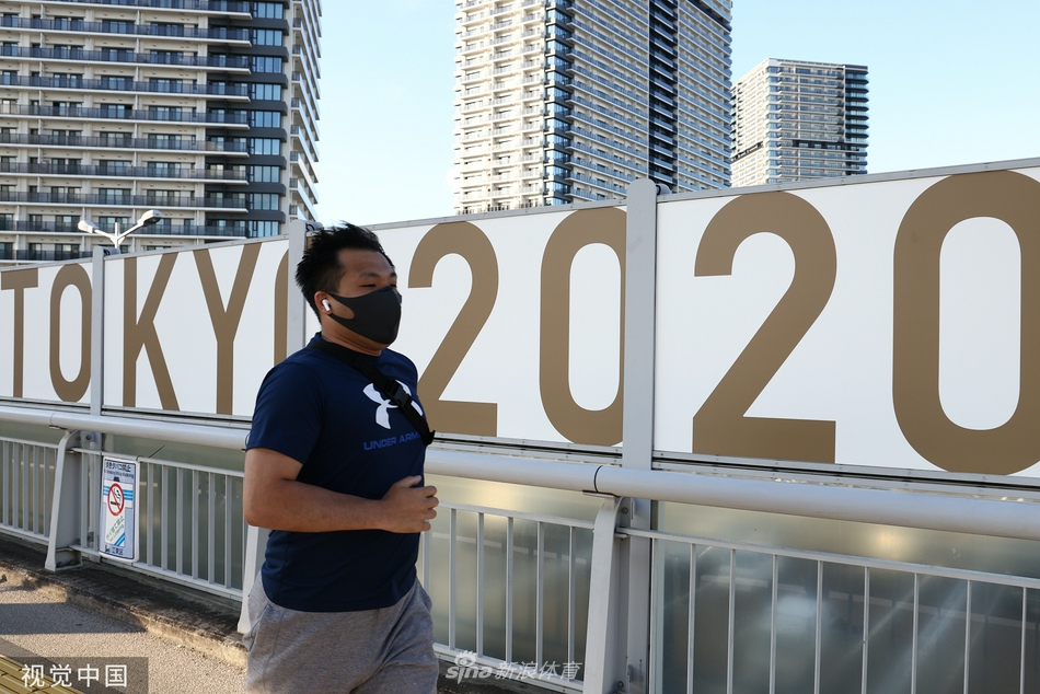 东京街头奥运元素满满