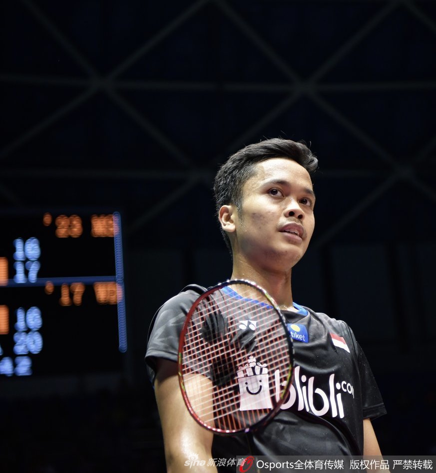 中羽赛谌龙1-2金廷无缘四强