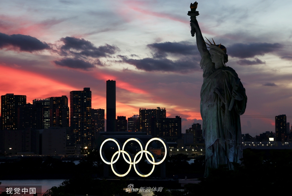 东京街头奥运元素满满