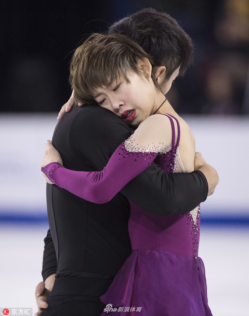 花滑大奖赛彭程/金杨双人滑摘银
