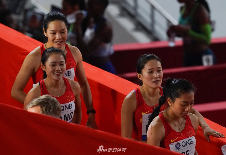 田径世锦赛女子4X100米接力 中国队晋级决赛