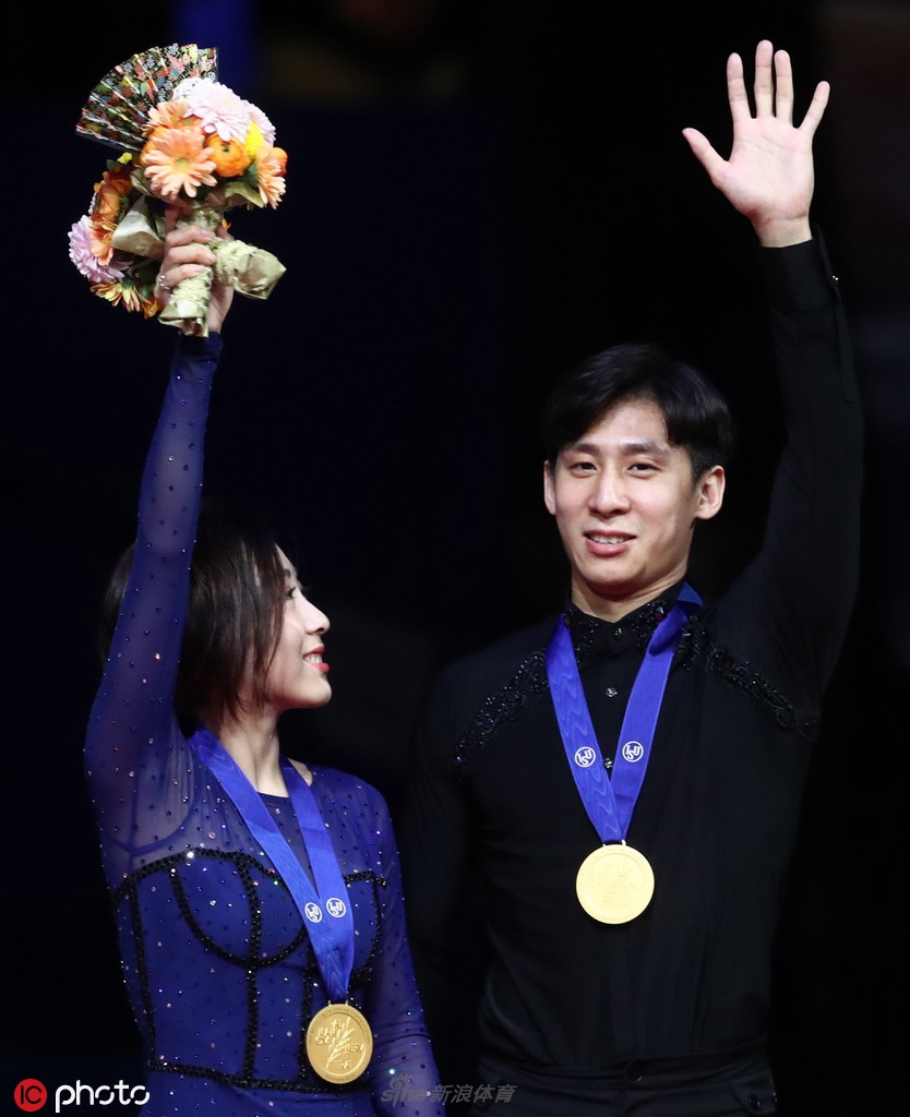 花滑世锦赛隋文静/韩聪夺冠