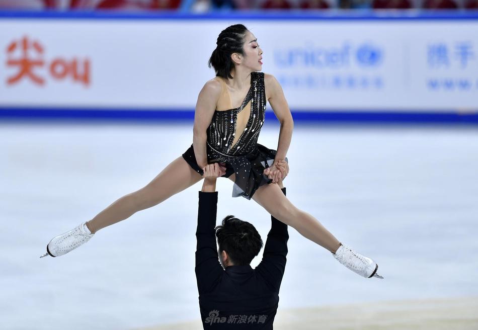 花滑中国杯隋文静/韩聪短节目第一