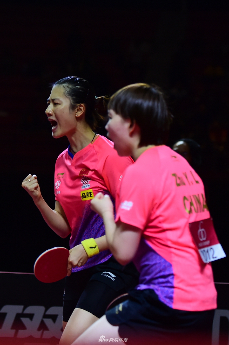 乒乓球亚锦赛丁宁/朱雨玲获女双冠军