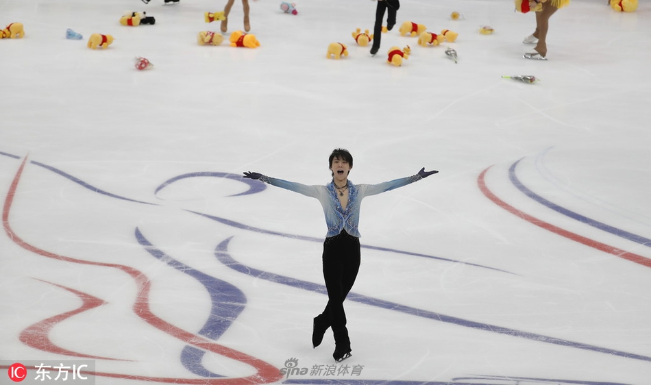 花滑大奖赛羽生结弦短节目再创新高