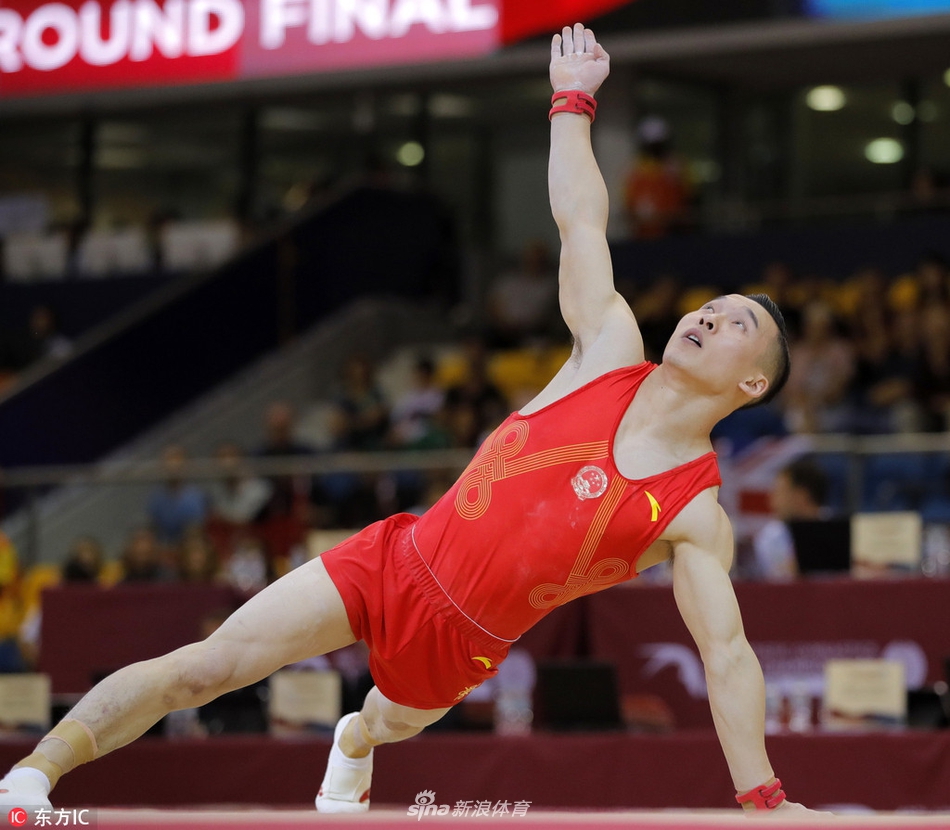 体操世锦赛男子全能肖若腾屈居亚军