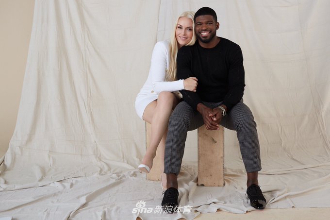 滑雪女神沃恩宣布与黑人球星订婚