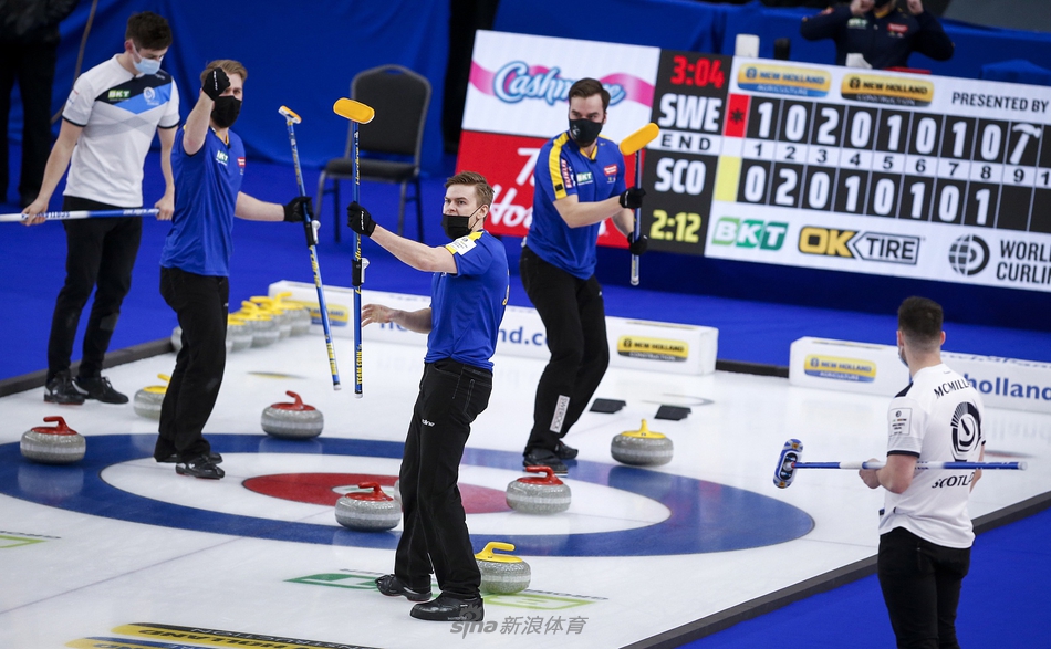 男子冰壶世锦赛瑞典三连冠