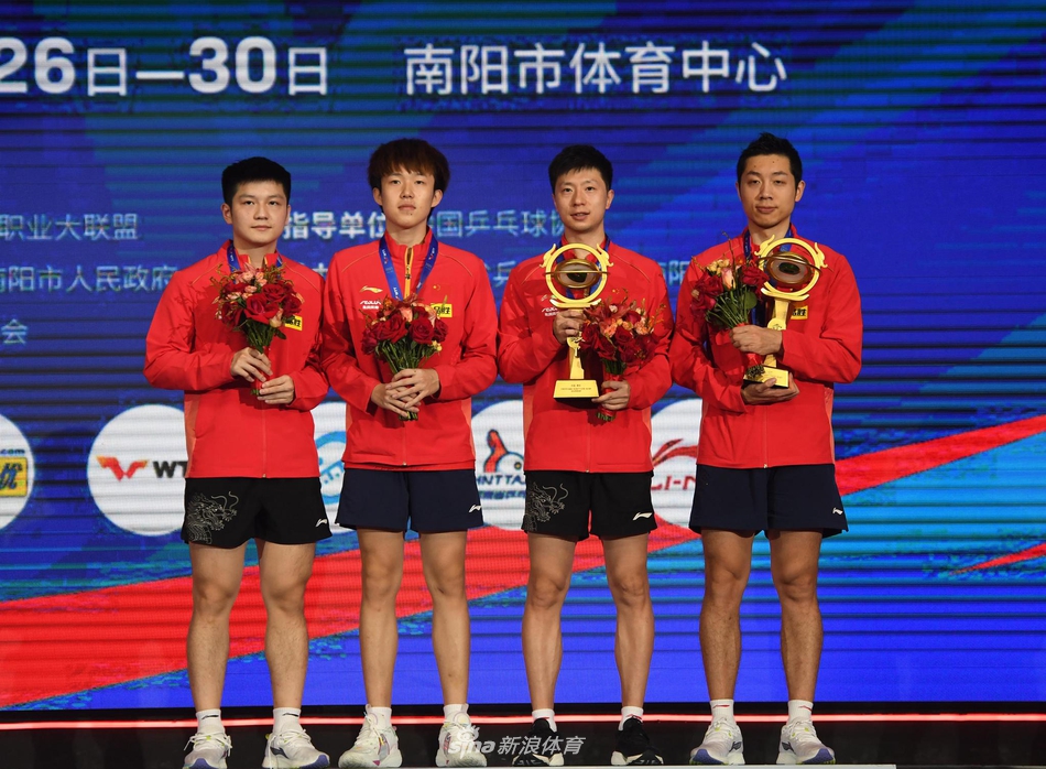 奥运模拟赛马龙/许昕男双夺冠