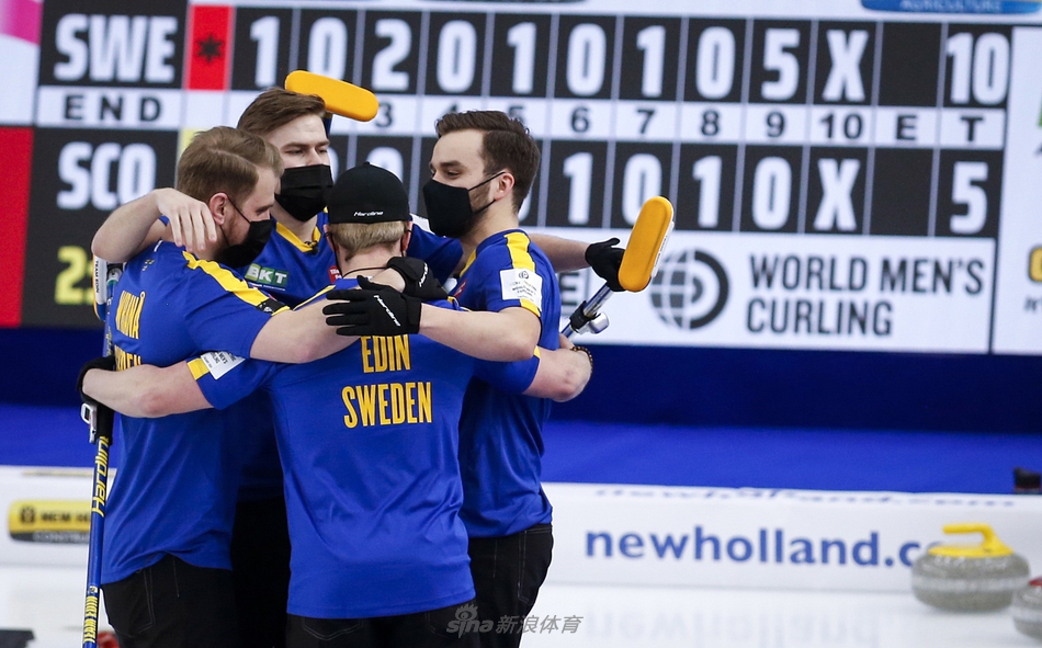 男子冰壶世锦赛瑞典三连冠