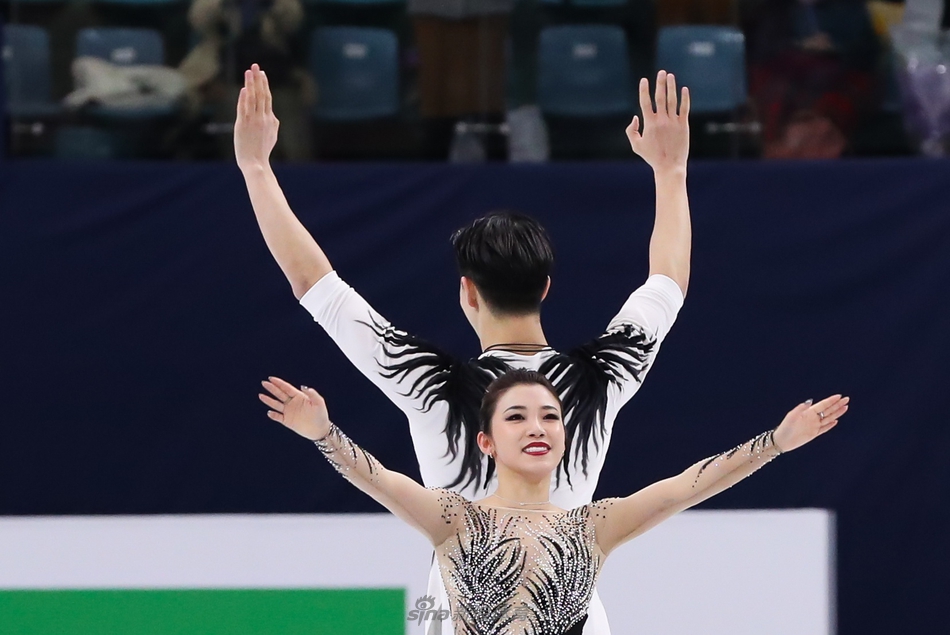 花滑四大洲赛王诗h/柳鑫宇冰舞第四