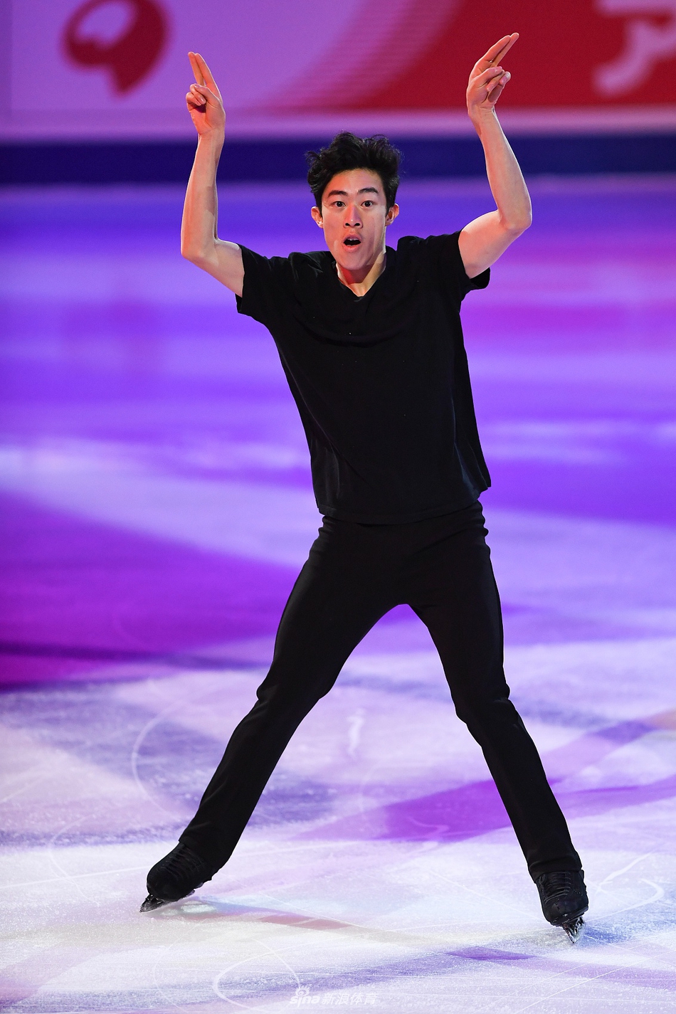 花滑世锦赛陈巍表演滑