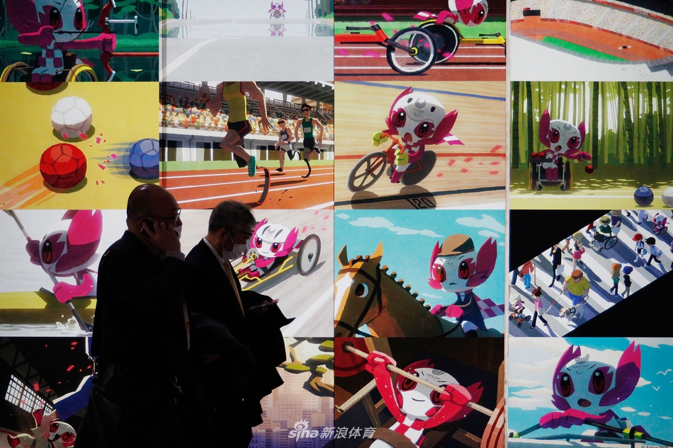 奥运元素遍布东京街头