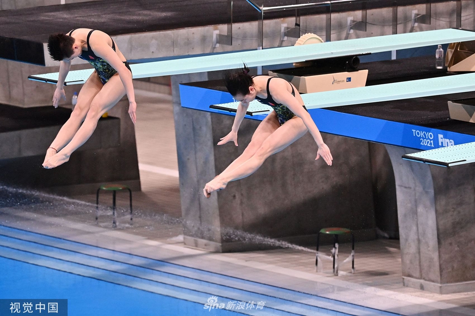 跳水世界杯陈艺文/昌雅妮女双三米板夺冠