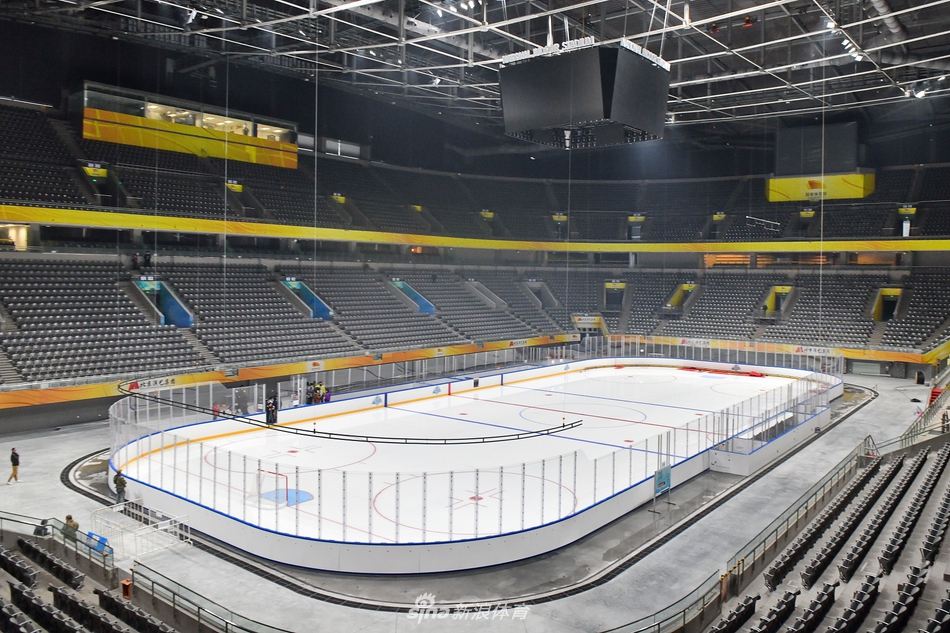 冬奥场馆测试赛前场地、赛道调试现场