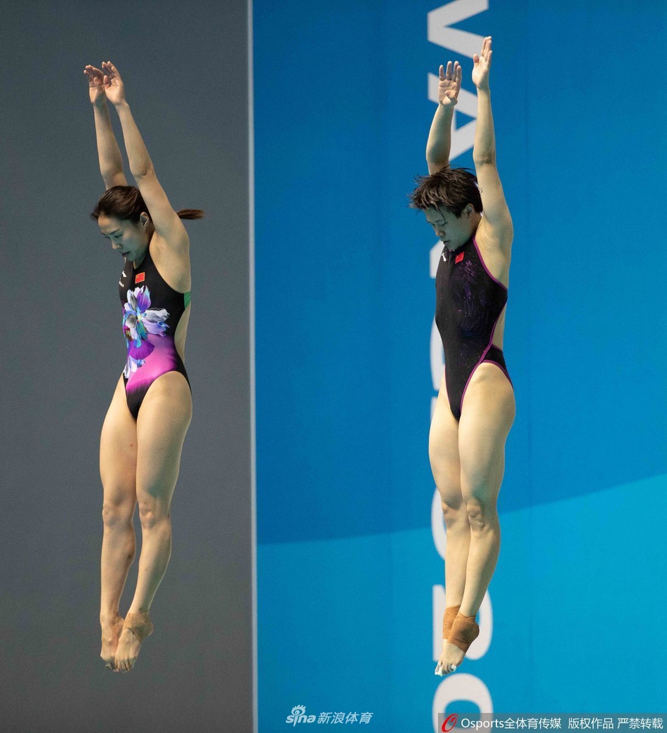 中国跳水队备战游泳世锦赛