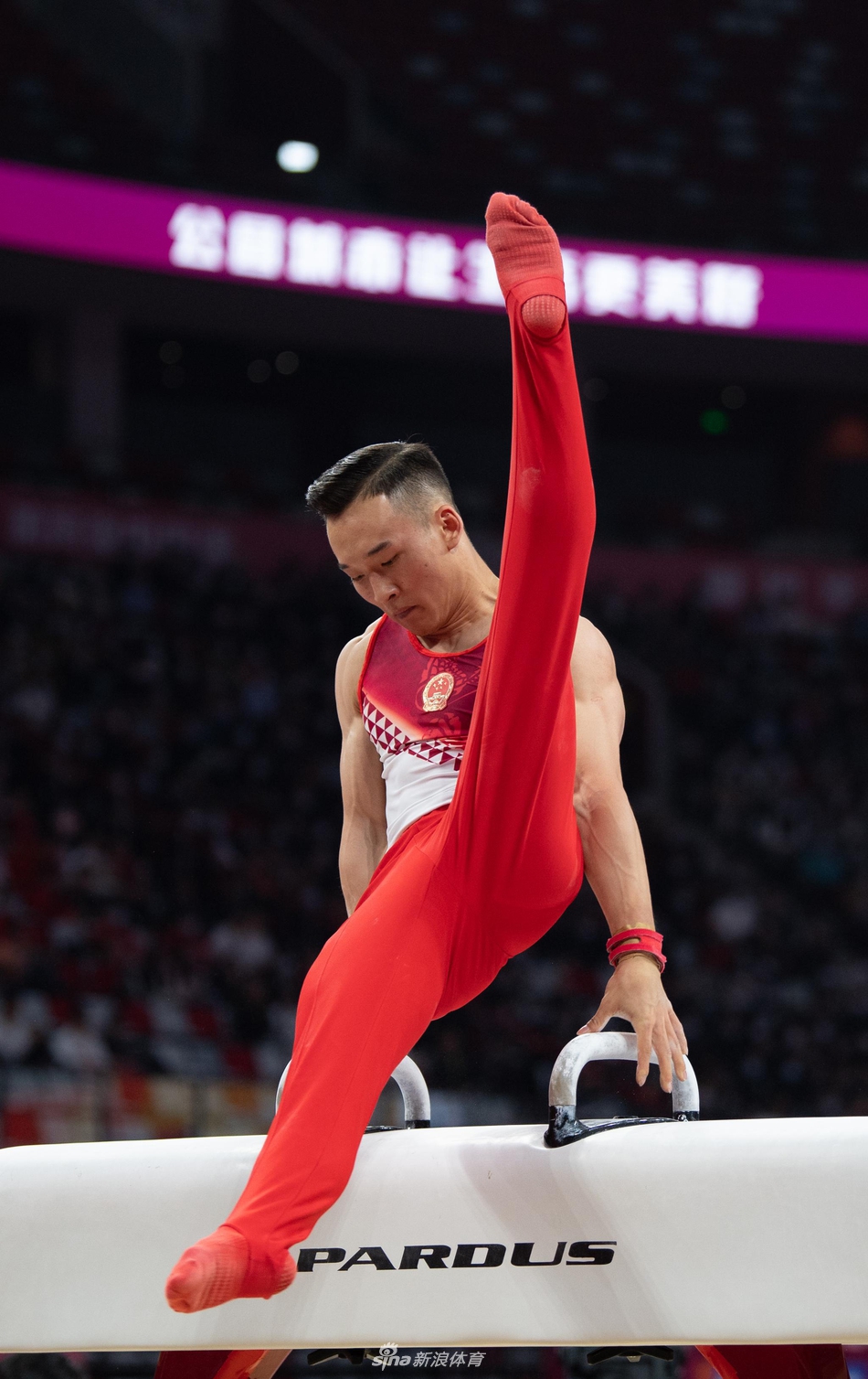 体操全锦赛：肖若腾夺男子个人全能冠军