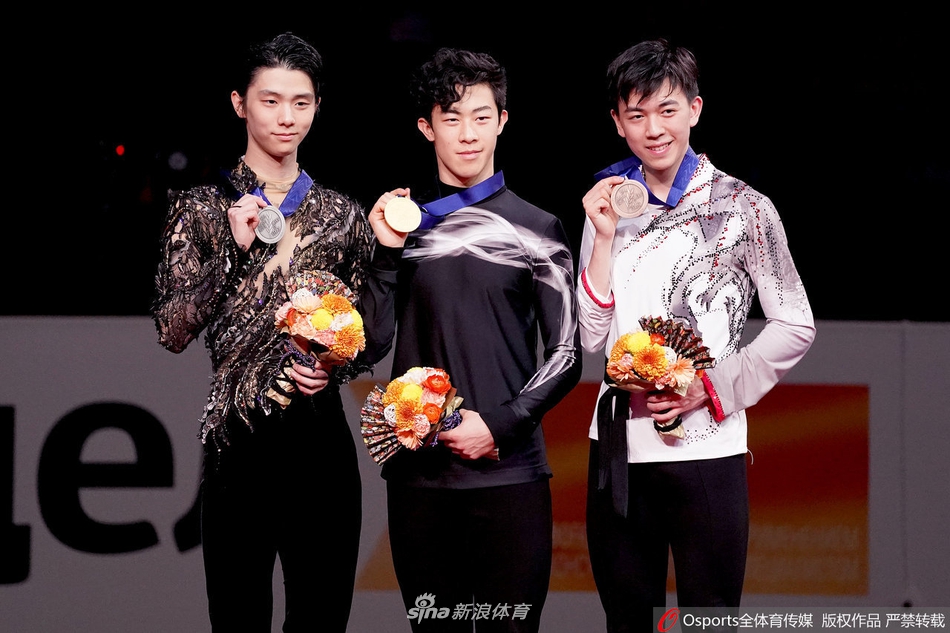 花滑世锦赛羽生结弦破300分摘银