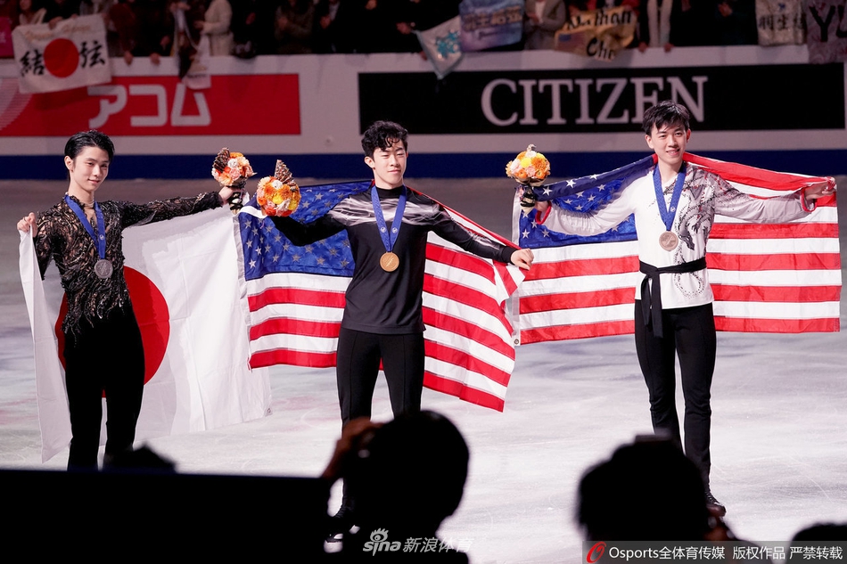 花滑世锦赛羽生结弦破300分摘银