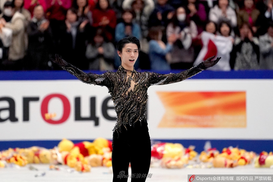 花滑世锦赛羽生结弦破300分摘银