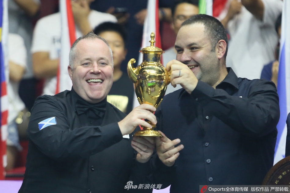 斯诺克世界杯颁奖仪式