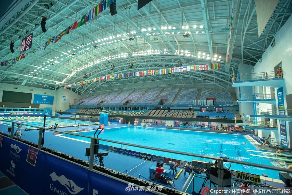 中国跳水队备战游泳世锦赛