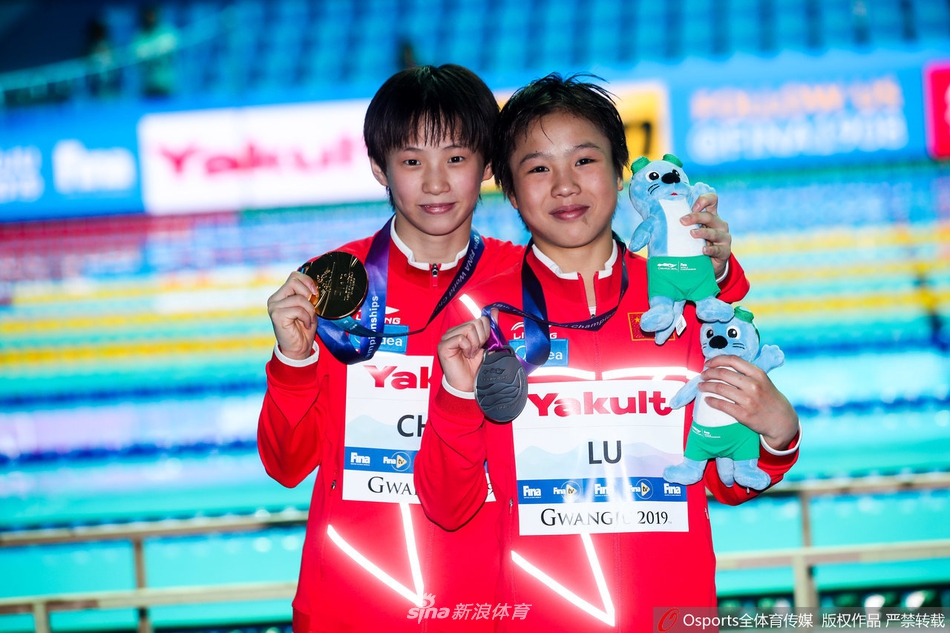 世锦赛跳水女子十米台陈芋汐夺金卢为亚军