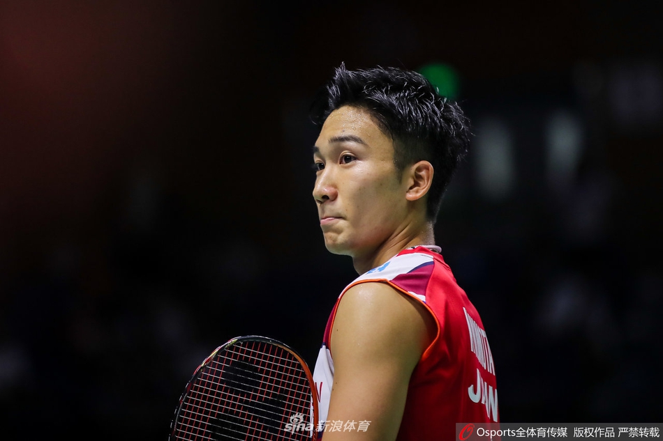中羽赛男单首轮林丹0-2桃田贤斗