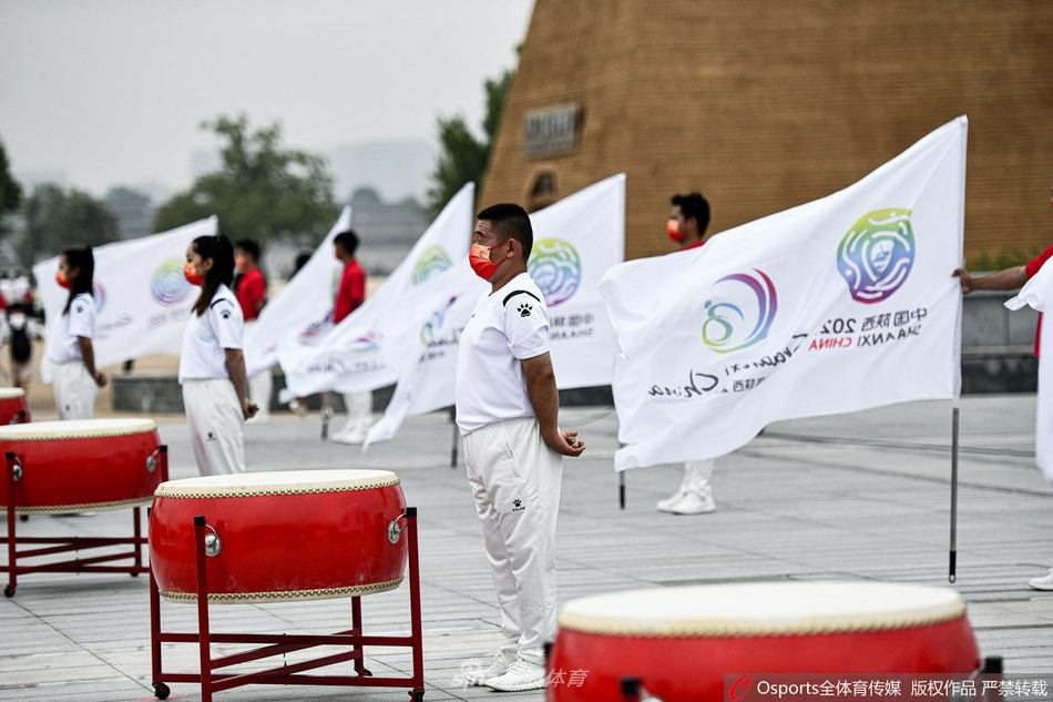 十四运会火炬开始在陕西传递